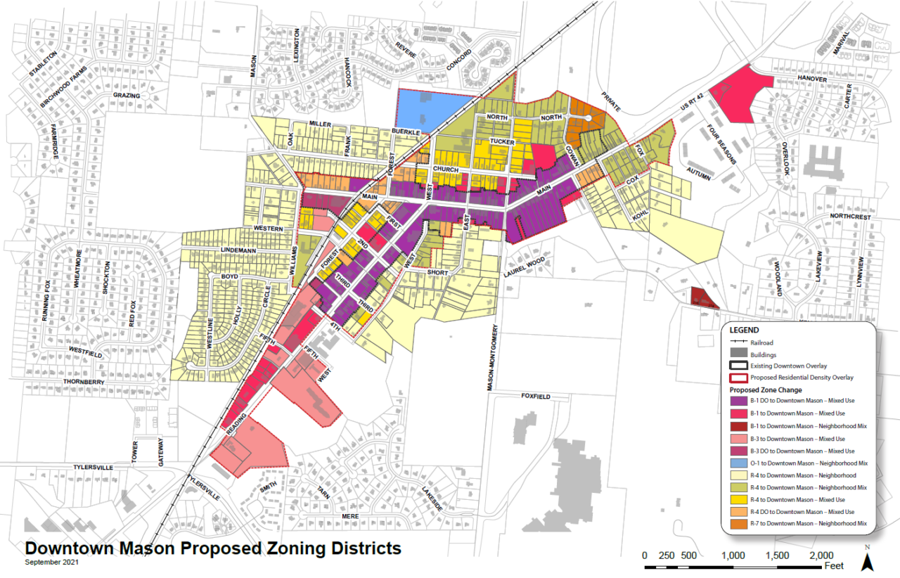 Mason, Ohio | Proposed Downtown Zoning Updates