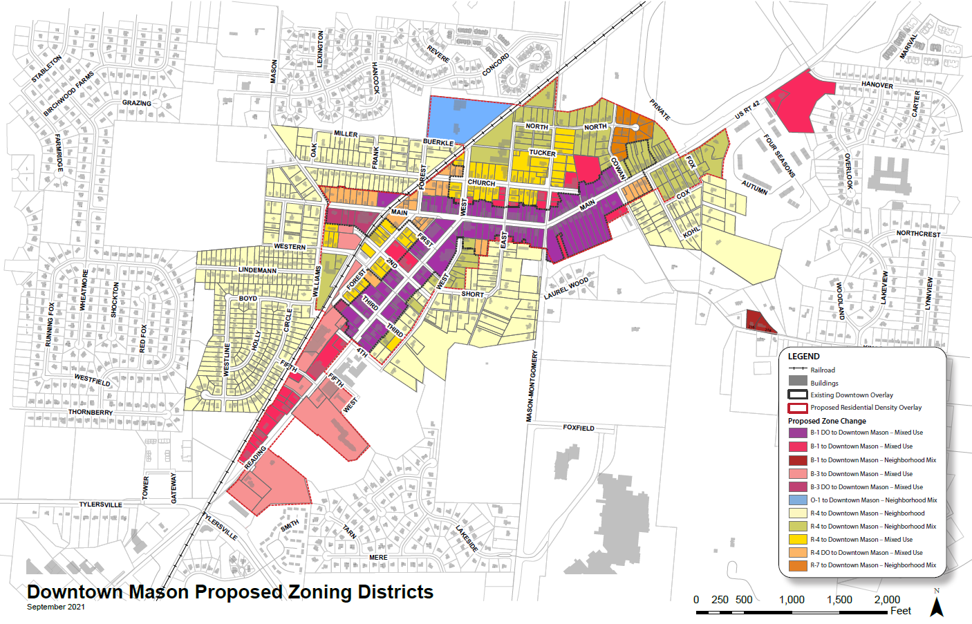 Mason, Ohio Proposed Downtown Zoning Updates